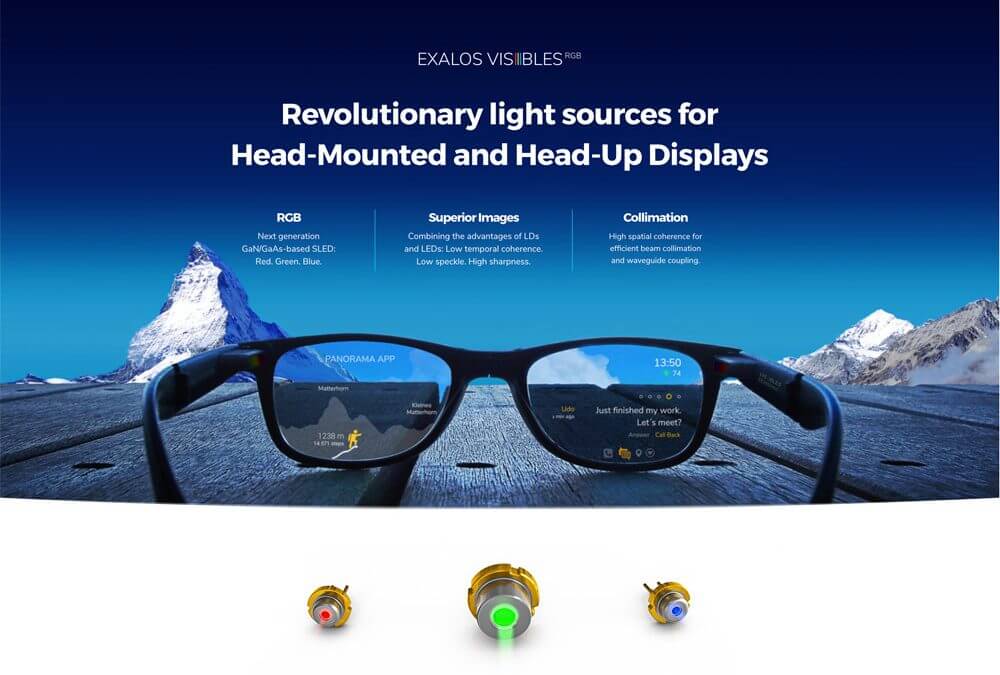 EXALOS launched a special VISIIIBLES RGB website